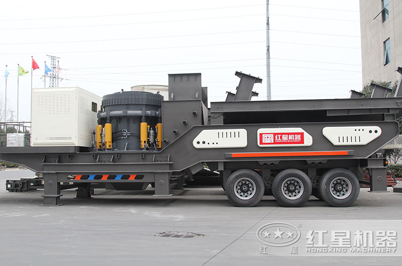 移動式圓錐破碎機圖片(輪胎式) 移動式圓錐破碎機圖片(輪胎式)