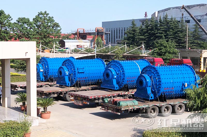 一排球磨機整裝待發 一排球磨機整裝待發