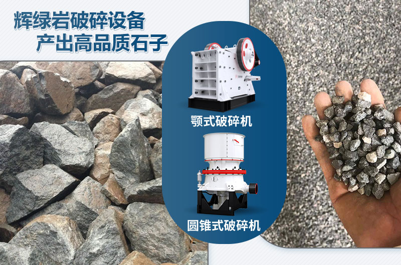 輝綠巖破碎可用的破碎機有哪些？價格多少？