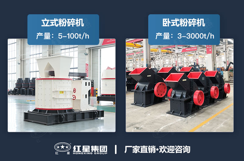 立式粉碎機和臥式粉碎機 立式粉碎機和臥式粉碎機