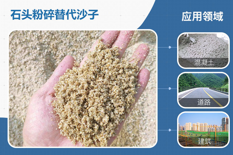 石頭粉碎替代沙子應用領域 石頭粉碎替代沙子應用領域