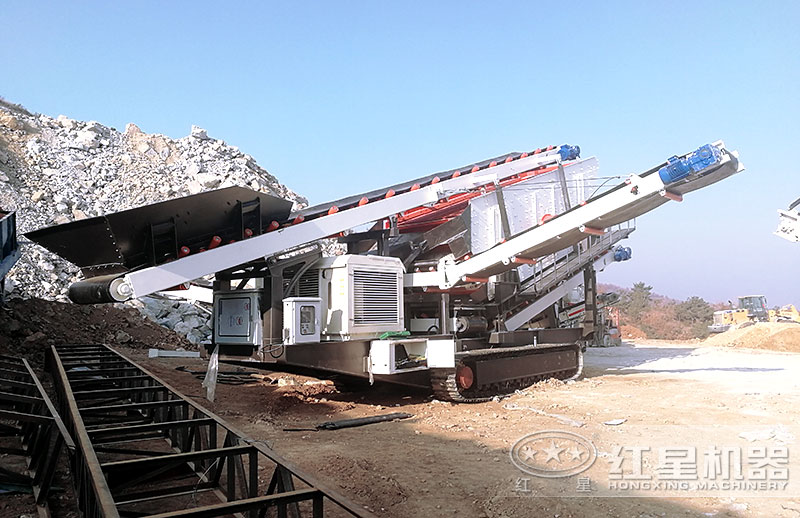 移動碎石生產線 移動碎石生產線