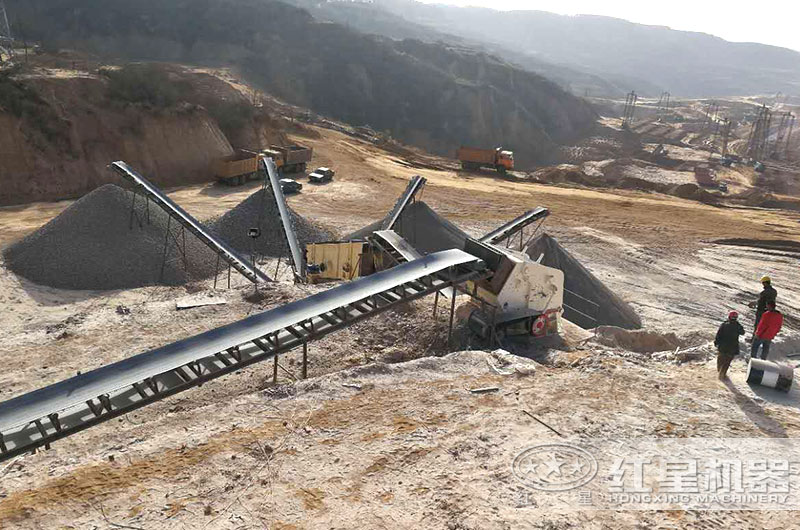 反擊破碎機工作現場圖片 反擊破碎機工作現場圖片