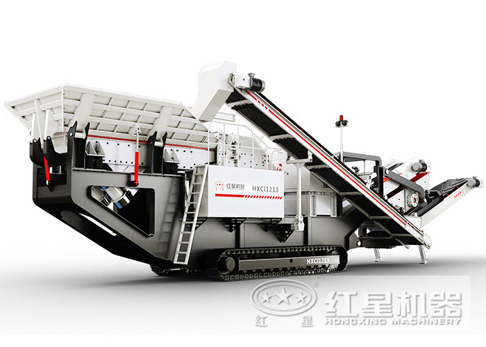 履帶式移動破碎機——履帶液壓驅動，一體化作業效率更高