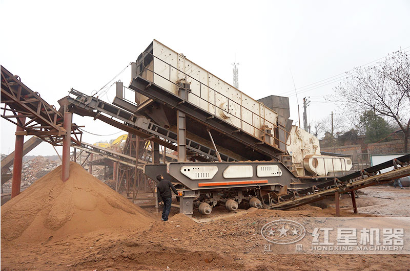 建筑垃圾破碎過(guò)程