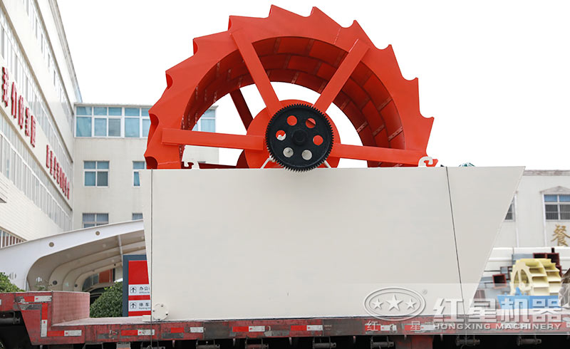 超大型洗砂機發(fā)貨現(xiàn)場