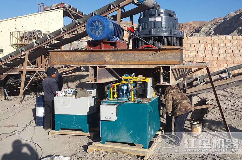 175紅星圓錐機配多少千瓦電機？每小時能生產多少噸石子？銅套怎么換？