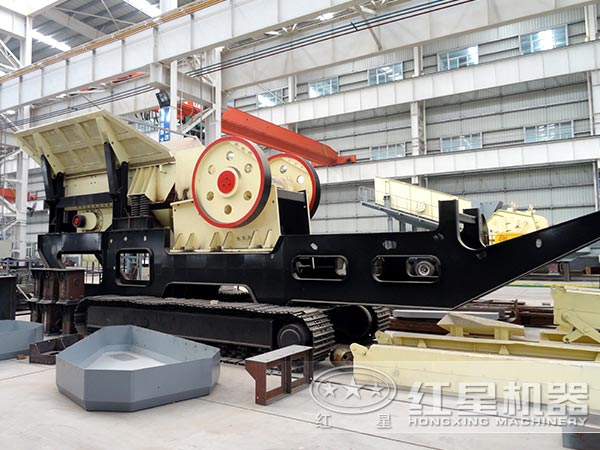 鄂式破碎機種類中的移動鄂式破碎站
